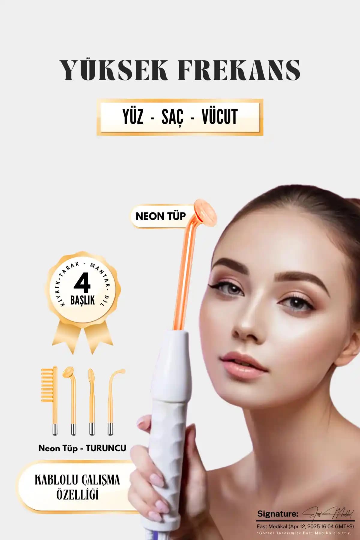 East Medical Yüksek Frekans Cihazı ile Derinlemesine Cilt Gençleştirme ve Bakım Çözümü