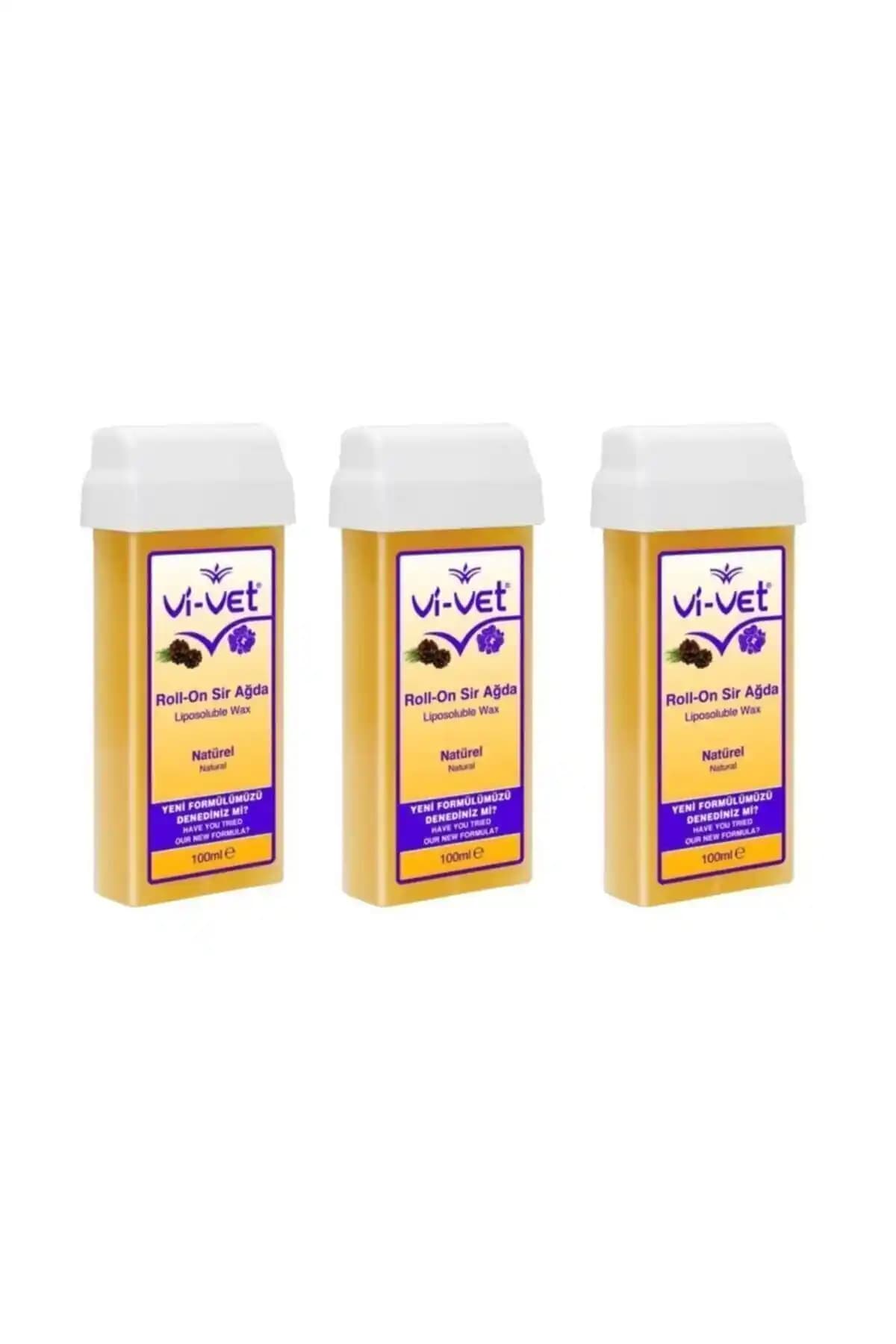 Genel Markalar Roll On Kartuş Sır Ağda Naturel 100 Ml X 3 Adet - Pratik ve Hassas Ciltlere Uygun