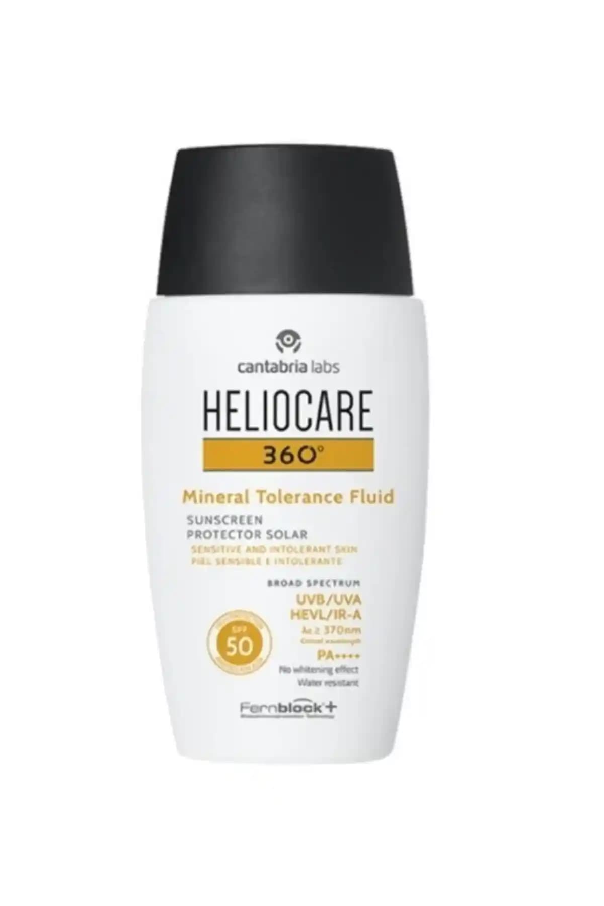 Heliocare 360 Mineral Tolerance Fluid SPF50: Hassas Ciltler İçin Yüksek Koruma Sağlayan Mineral Güneş Kremi