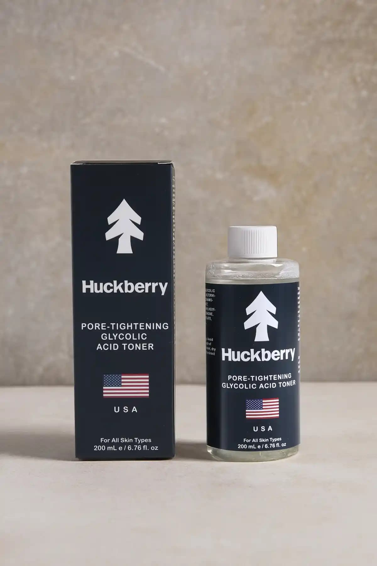 HUCKBERRY Glikolik Asit Tonik 200 ml - Canlandırıcı ve Gözenek Sıkılaştırıcı Cilt Bakımı