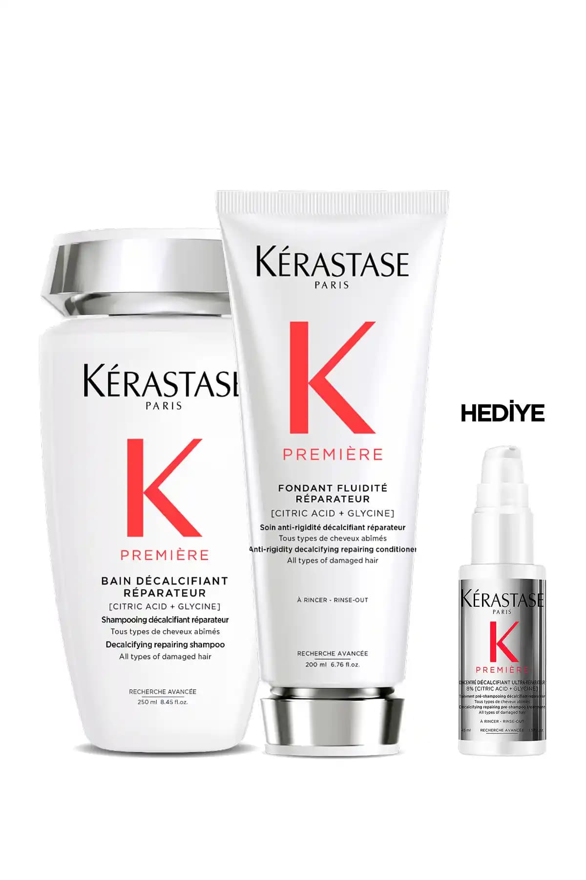 Kerastase Premiere Onarıcı Saç Bakım Seti: Tüm Saç Tiplerine Uygun Onarıcı ve Besleyici Bakım