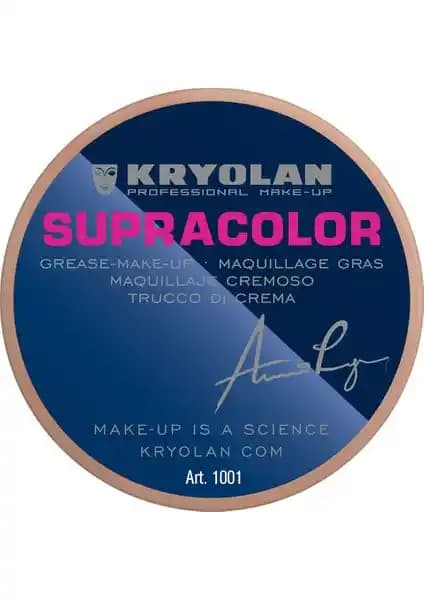 Kryolan Supracolor® Fondöten Küçük Boy 8 ml Alabaster: Yoğun Kapatıcı ve Nem Koruyucu Formül