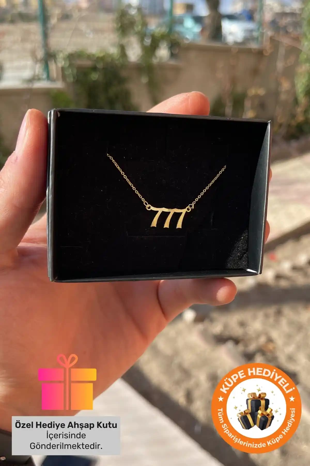 Lucente Jewellery 925 Ayar Gümüş Kaplama Kadın Kolye Özel Hediye Kutulu Tasarım