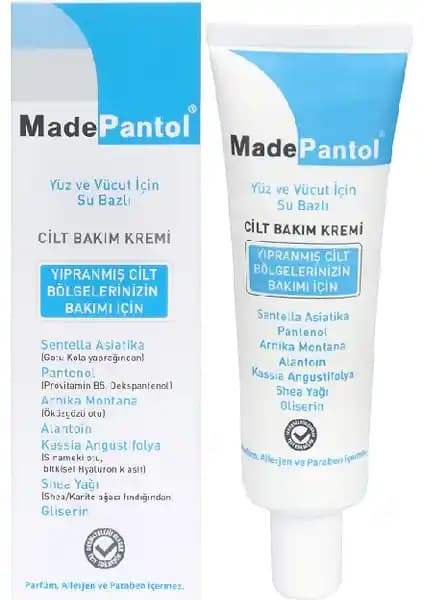 MadePantol Dermadolin Su Bazlı Cilt Bakım Kremi 50 ml - Hafif ve Etkili Nemlendirme