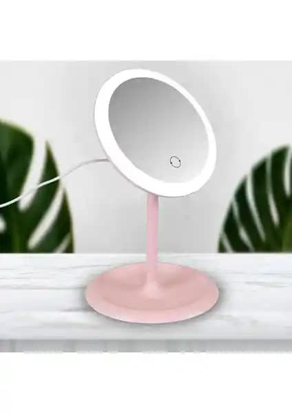 Mamma Beauty LED Işıklı Elektrikli Masa Üstü Makyaj Aynası - Ayarlanabilir ve Taşınabilir