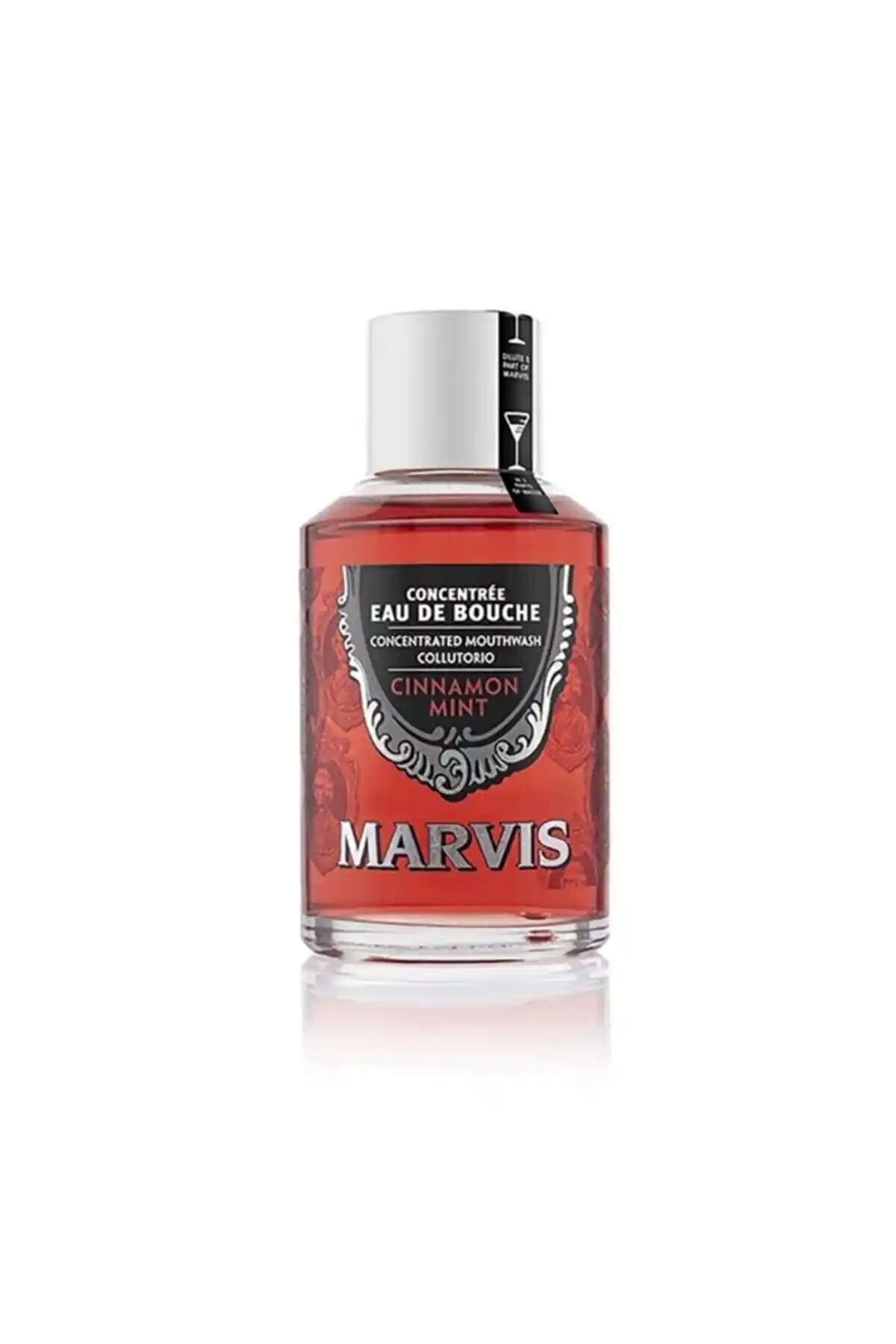 Marvis Cinnamon Konsantre Alkolsüz Tarçınlı Ağız Gargarası 120 ML ile Ferah Nefes