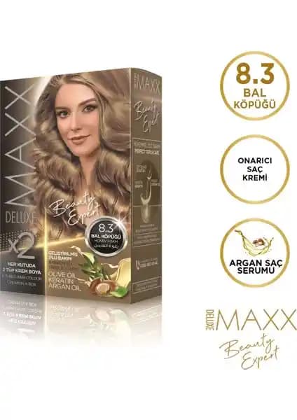 Maxx Deluxe BEAUTY EXPERT 8.3 ve Sea Color 8.3 Bal Köpüğü Saç Boyası Karşılaştırması
