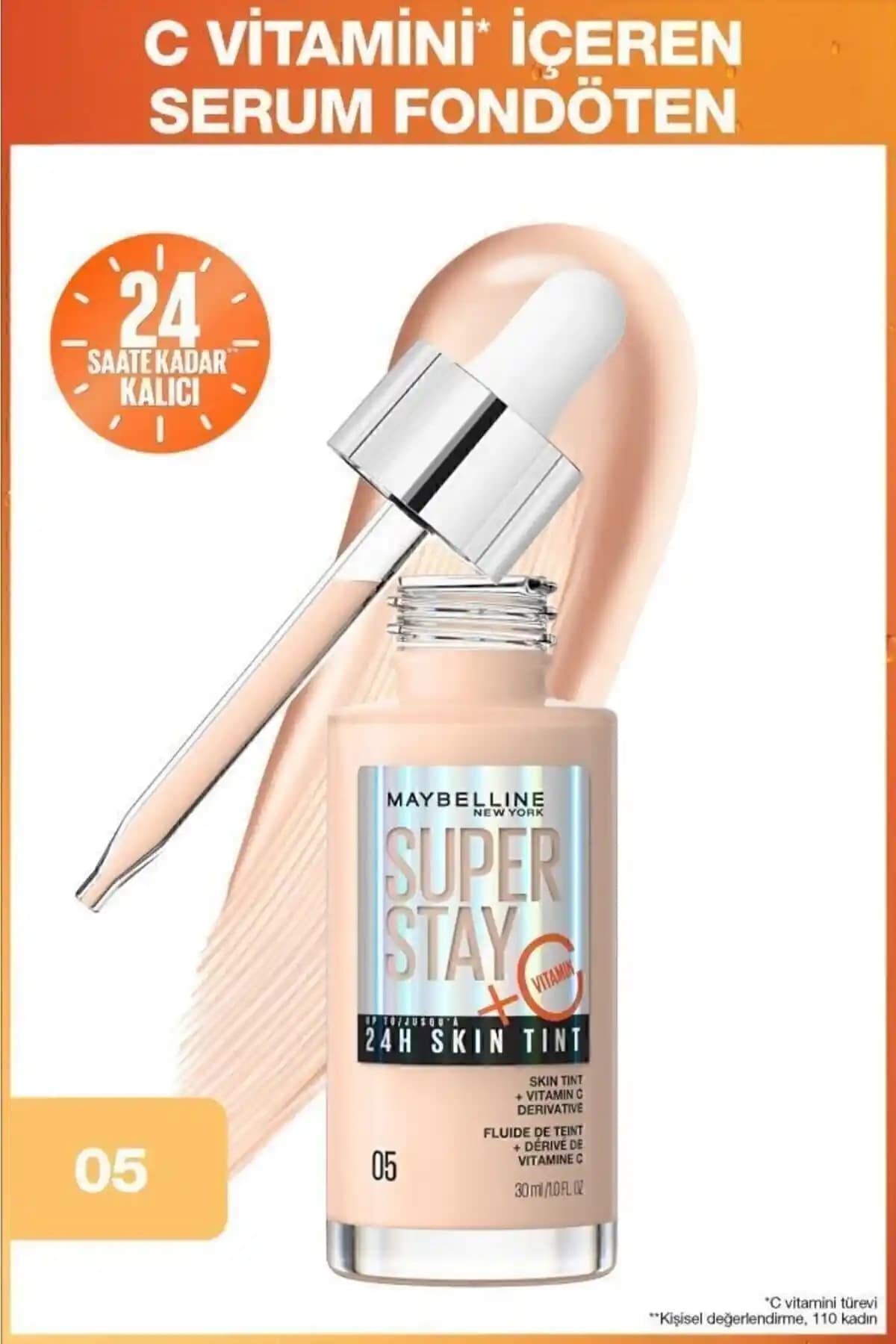 Maybelline New York Super Stay Skin Tint Fondöten 05 ile Doğal ve Kalıcı Makyaj