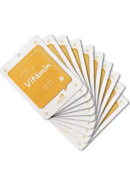 MjCare C Vitamini Kağıt Yüz Maskesi: Nemlendirme ve Canlılık İçin Etkili Bakım