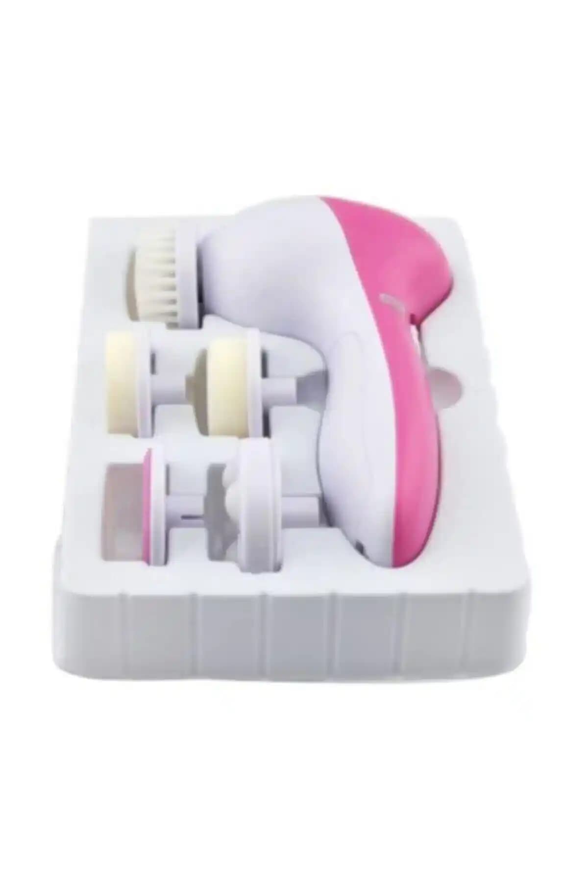 MUJGAN 5 Başlıklı Pilli Cilt Temizleyici Peeling Seti ile Derinlemesine Bakım