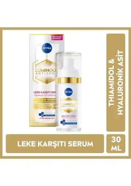 Nivea Luminous630 Thiamidol Etkili Leke Karşıtı Cilt Serumu ile Cilt Tonu Eşitleme