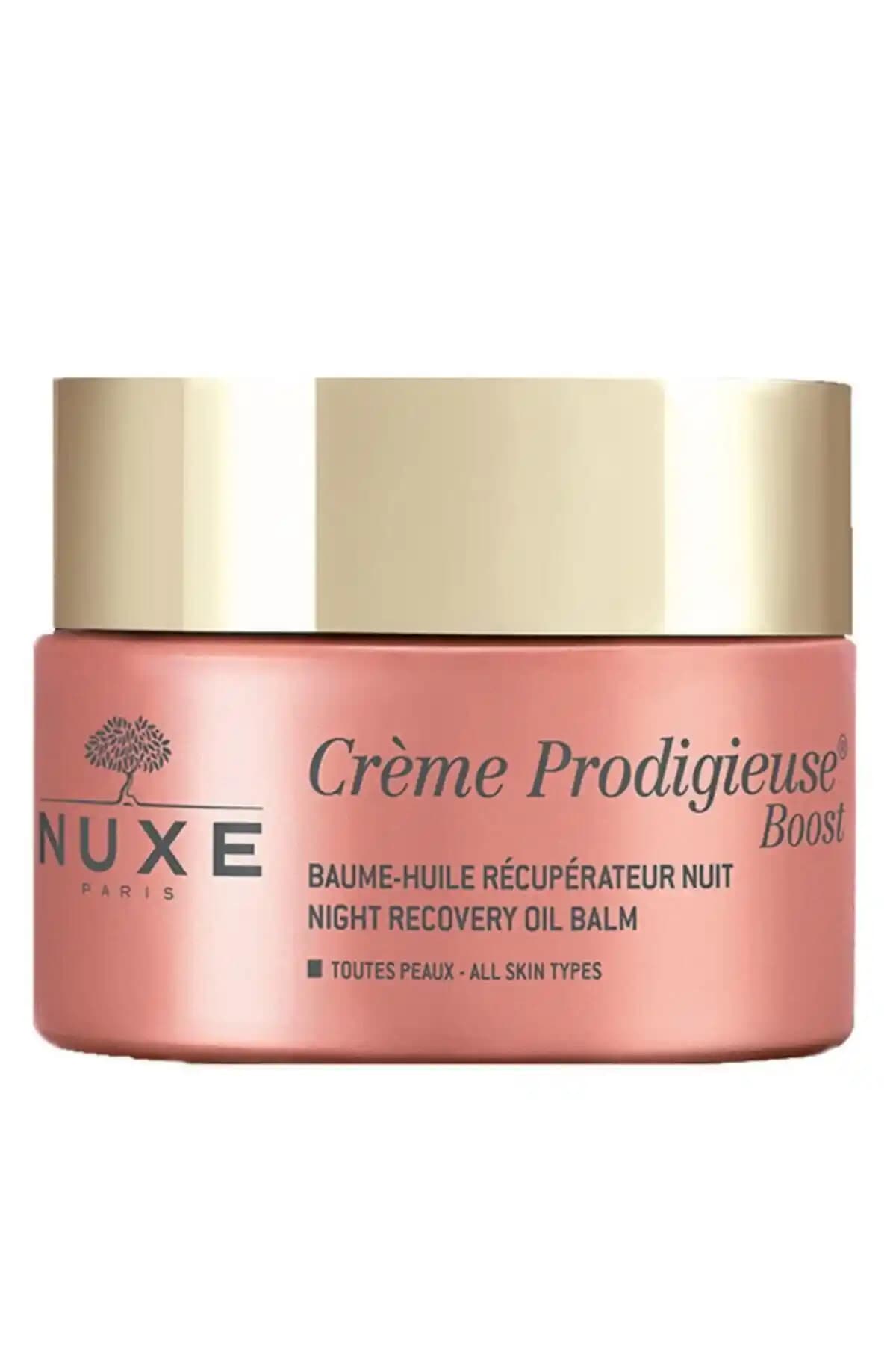 Nuxe Creme Prodigieuse Boost Gece Balsamı: Tüm Cilt Tiplerine Uygun Yenileyici Nemlendirici