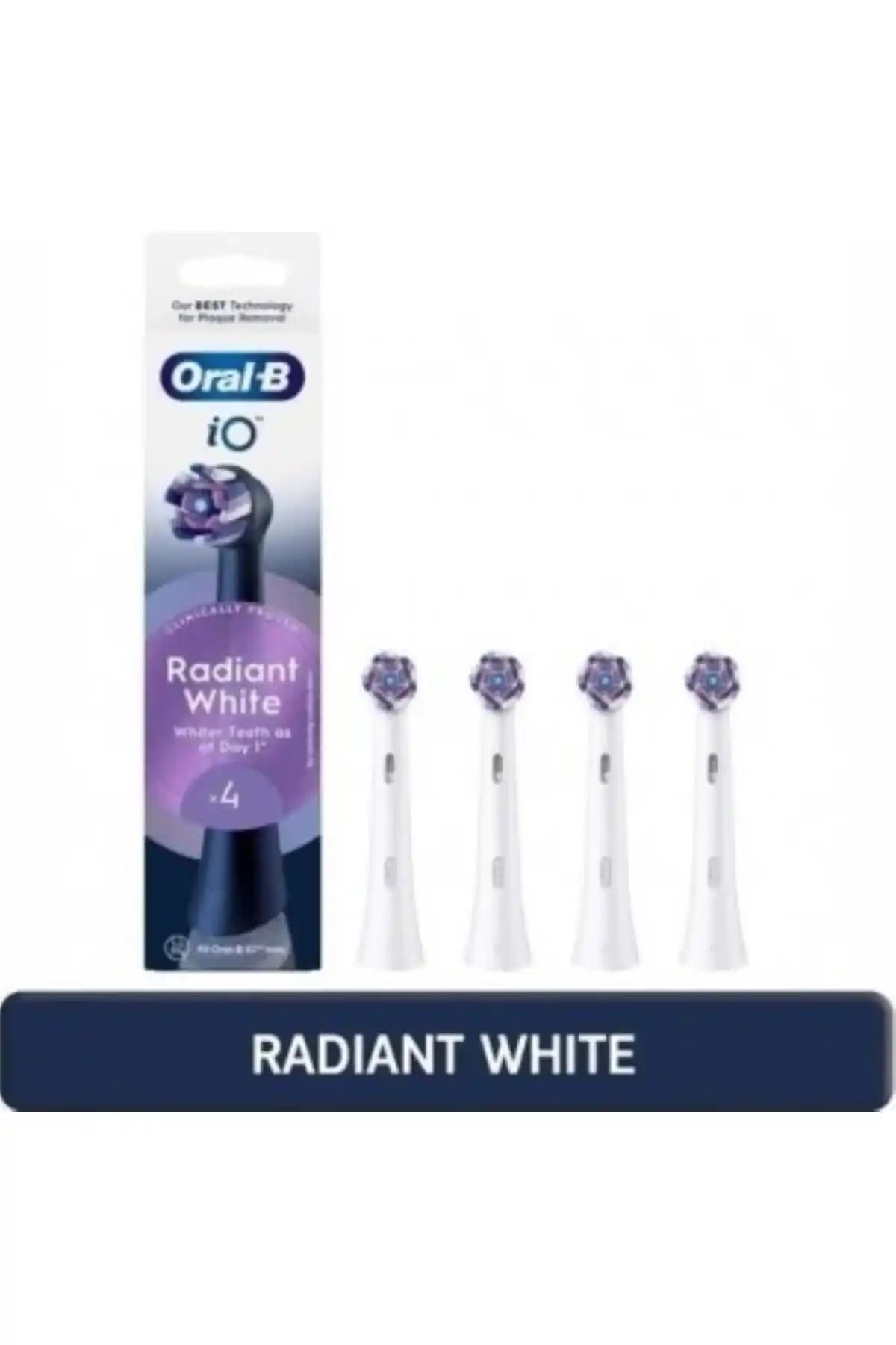 Oral-B iO Radiant White Yedek Diş Fırçası Başlıkları ile Klinik Beyazlatma ve Temizlik