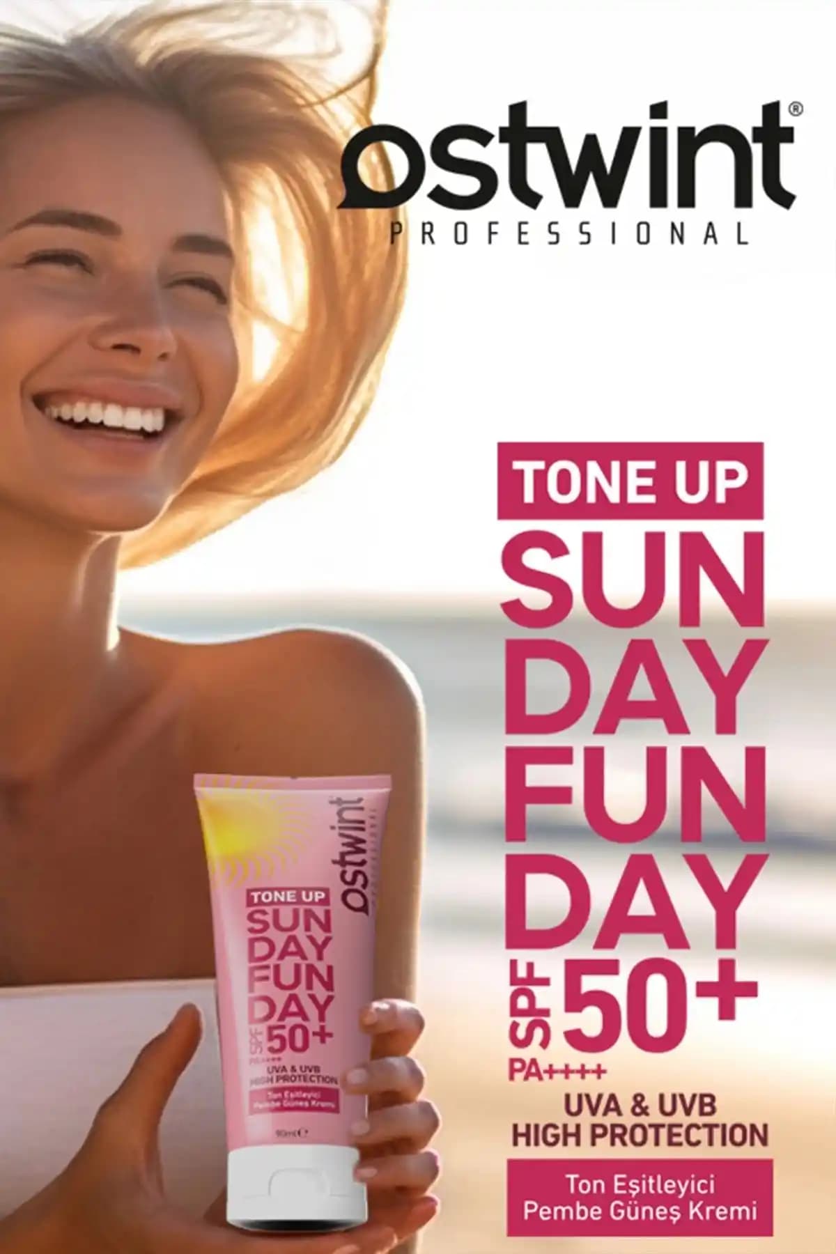 Ostwint Tone Up SPF 50+ Güneş Kremi ile Yüksek Koruma ve Ton Eşitleme