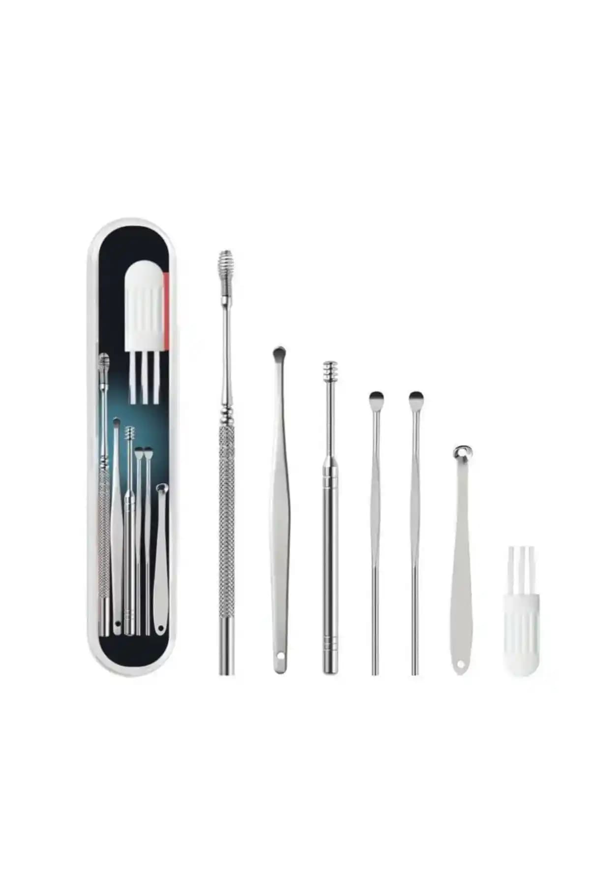 Paslanmaz Çelik Spiral Kulak Temizleme Seti ile Hijyenik ve Güvenli Kulak Bakımı