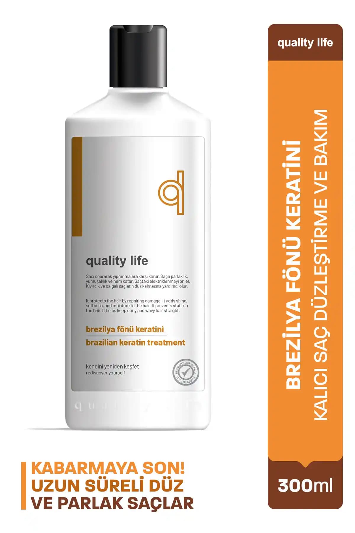 Quality Life QL Brezilya Fönü Keratini 300 ml ile Kalıcı ve Sağlıklı Saç Düzleştirme