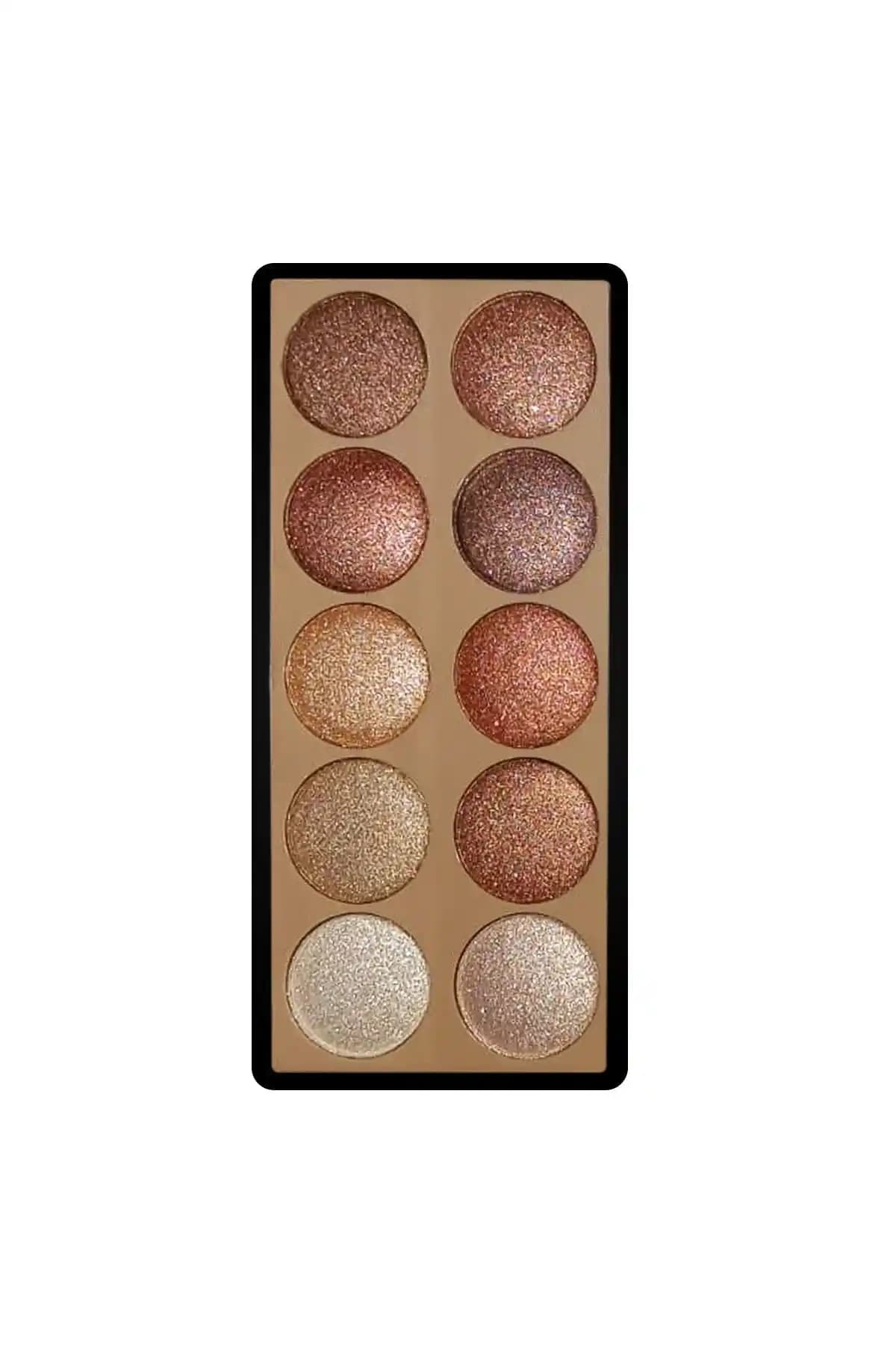 Roesıa Rose Cosmetics Diamond 10'lu Far Paleti ile Işıltılı ve Canlı Göz Makyajı