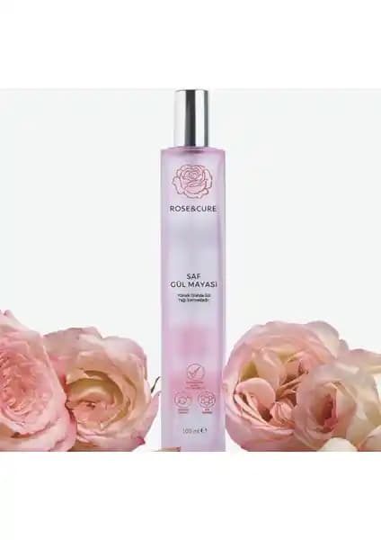 Rose & Cure Saf Gül Mayası 100 ml: Doğal ve Katkısız Cilt Canlandırıcı Tonik