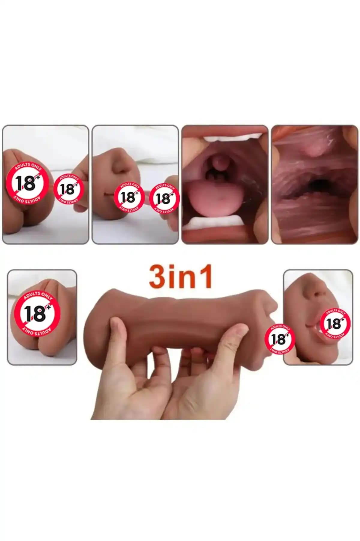 TACTIC 3 Girişli Ultra Realistik Ağızlı Mastürbatör: Kalite ve Fonksiyonellik İncelemesi