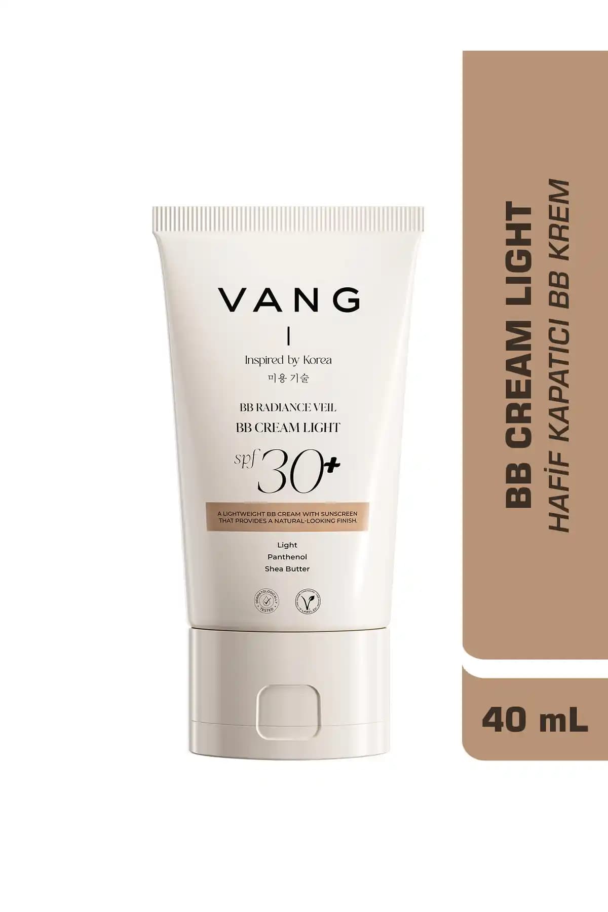 VANG Işıltılı Yeni Nesil BB Krem 40 ml - Hafif Kapatıcılık ve SPF 30 Koruma