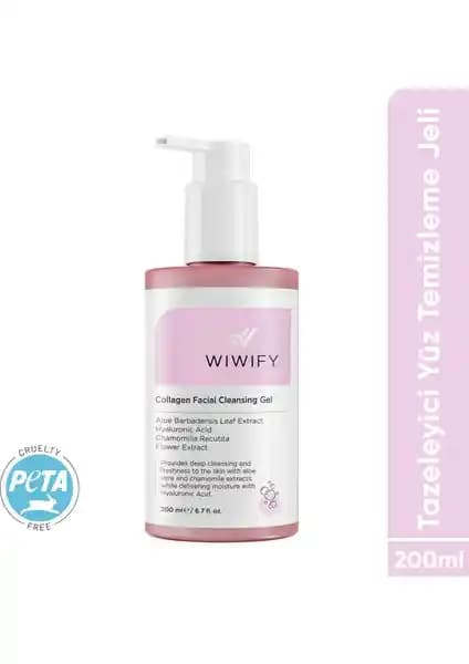 Wiwify Aloe Vera ve Papatya Özlü Arındırıcı Tazeleyici Yüz Temizleme Jeli 200 ml
