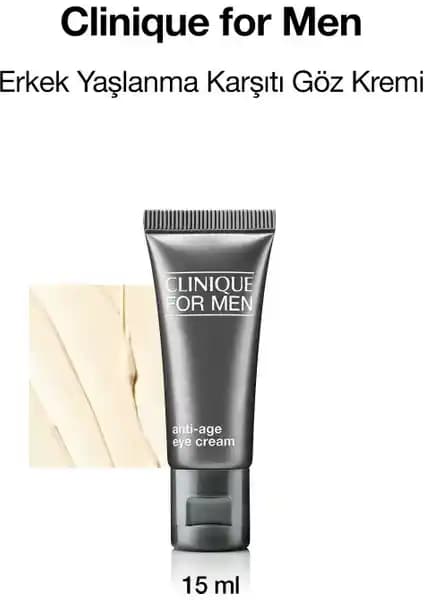 Clinique Erkekler İçin Kırışık Karşıtı Göz Kremi: Nemlendirme ve Yaşlanma Karşıtı Etki