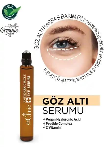 Dr. Clinic Göz Çevresi Bakım Serumu: Koyu Halkalar ve Şişkinlikleri Azaltan Etkili Formül