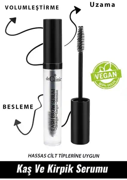 Dr. Clinic Kaş ve Kirpik Serumu 6 ml: Güçlü ve Uzun Kirpikler İçin Etkili Çözüm