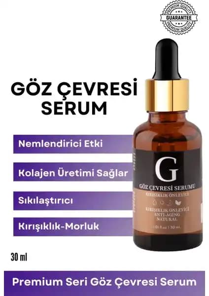 Göz Çevresi Kırışıklık Önleyici Serum: Nemlendirici ve Yaşlanma Karşıtı Etkiler