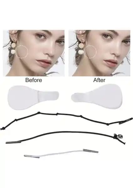 Halvey 40 Adet İpli Yüz, Kaş, Göz ve Boyun Germe Bantları: Doğal ve Hızlı Cilt Sıkılaştırma Çözümü