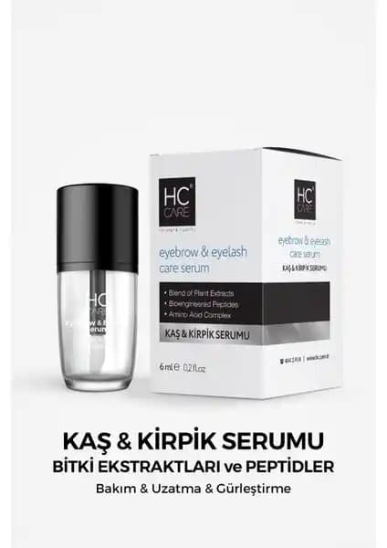 HC Care Kaş ve Kirpik Serumu: Güçlendirici ve Uzatıcı Doğal Bakım Ürünü