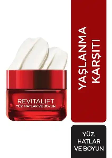 L'Oréal Paris Revitalift Yüz ve Boyun Kremi: Yaşlanma Karşıtı Güçlü Bakım Çözümü