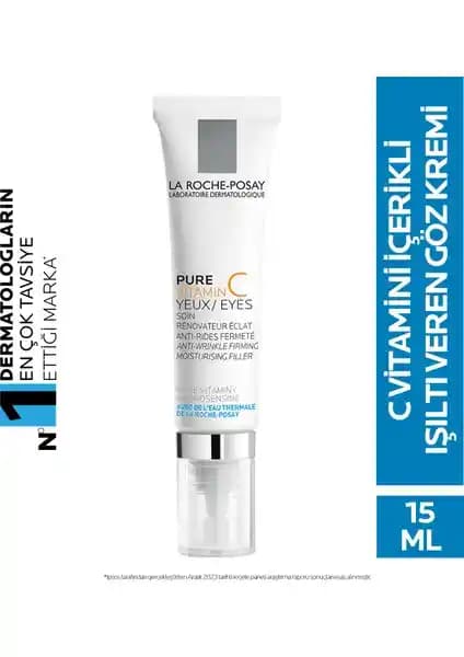 La Roche-Posay Redermic C Yeux Göz Bakım Kremi: Kırışıklık Azaltıcı ve Aydınlatıcı Özellikleri