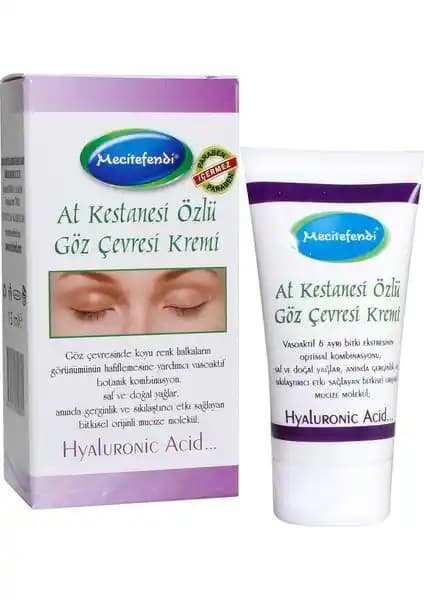 Mecitefendi At Kestanesi Özlü Göz Çevresi Kremi: Doğal ve Etkili Göz Bakım Çözümü