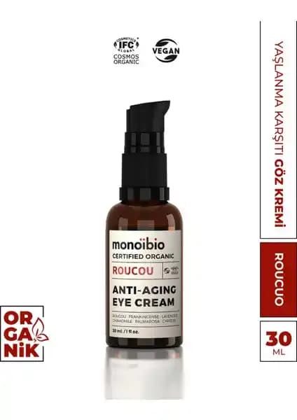 Monoibio Roucou Anti-Aging Göz Çevresi Kremi Doğal ve Etkili Bakım Çözümü