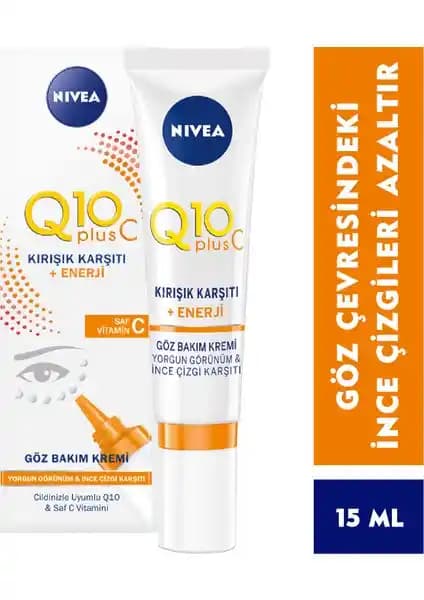 Nivea Q10+ C Göz Bakım Kremi: Günlük Kullanım İçin Etkili ve Güvenilir Çözüm