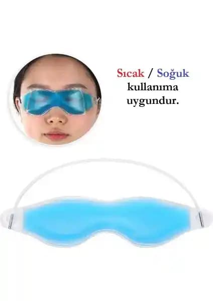 Optana Jel Göz Maskesi: Sıcak ve Soğuk Kullanım İle Göz Çevresi Bakımı