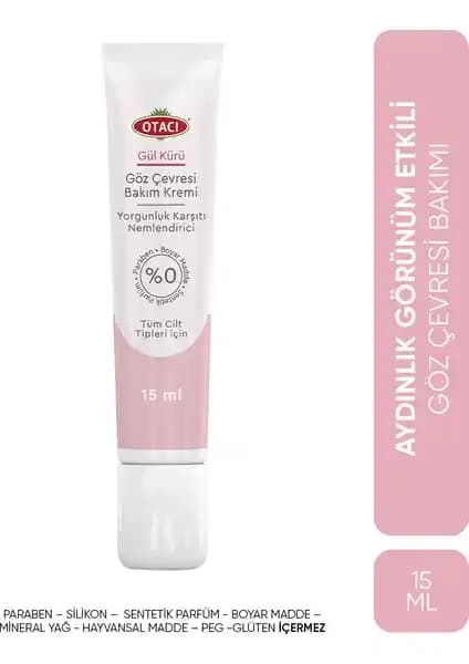 Otacı Gül Kürü Göz Çevresi Bakım Kremi: Doğal ve Etkili Göz Bakım Çözümü
