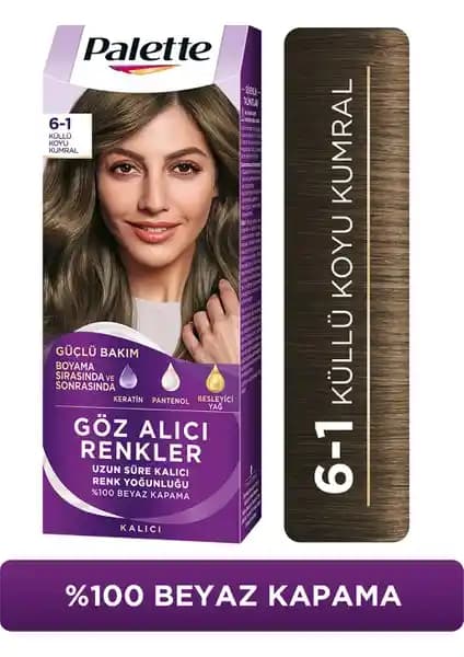 Palette 6-1 Küllü Koyu Kumral ve 8-0 Bal Köpüğü Saç Boyası Karşılaştırması