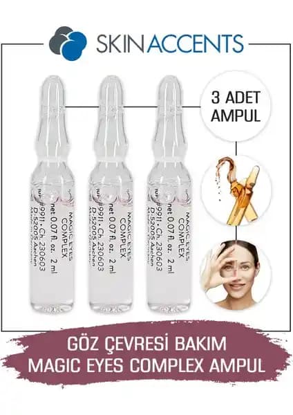 Skin Accents Göz Çevresi Bakım Ampulü: Yaşlanma Karşıtı ve Nemlendirici Etkili Ürün