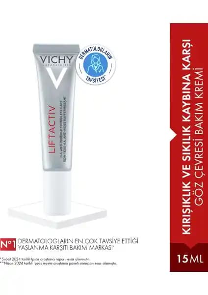 Vichy Liftactiv Supreme Göz Kremi: Kırışıklık ve Torbalara Karşı Güçlü Bakım