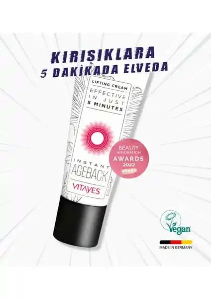 Vitayes Anlık Etkili Yüz Kremi: Hızlı ve Güçlü Cilt Gelişmeleri Sağlayan Doğal Formül