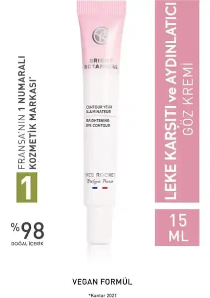 Yves Rocher Bright Botanical Göz Kremi: Doğal ve Etkili Göz Çevresi Bakımı