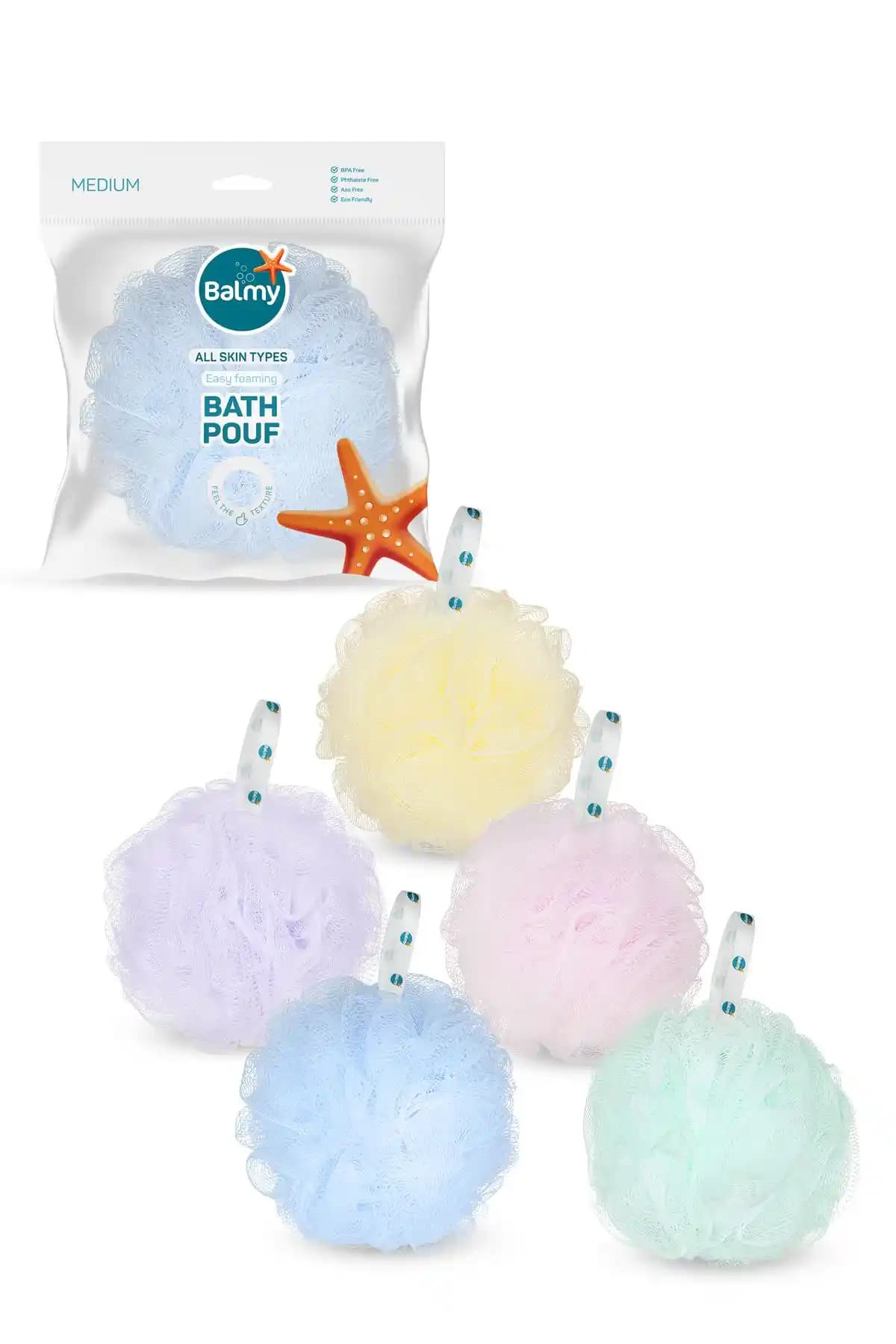 Balmy 5'li Banyo Lifi Medium: Çevre Dostu, Dayanıklı ve Güvenli Cilt Temizliği Ürünü