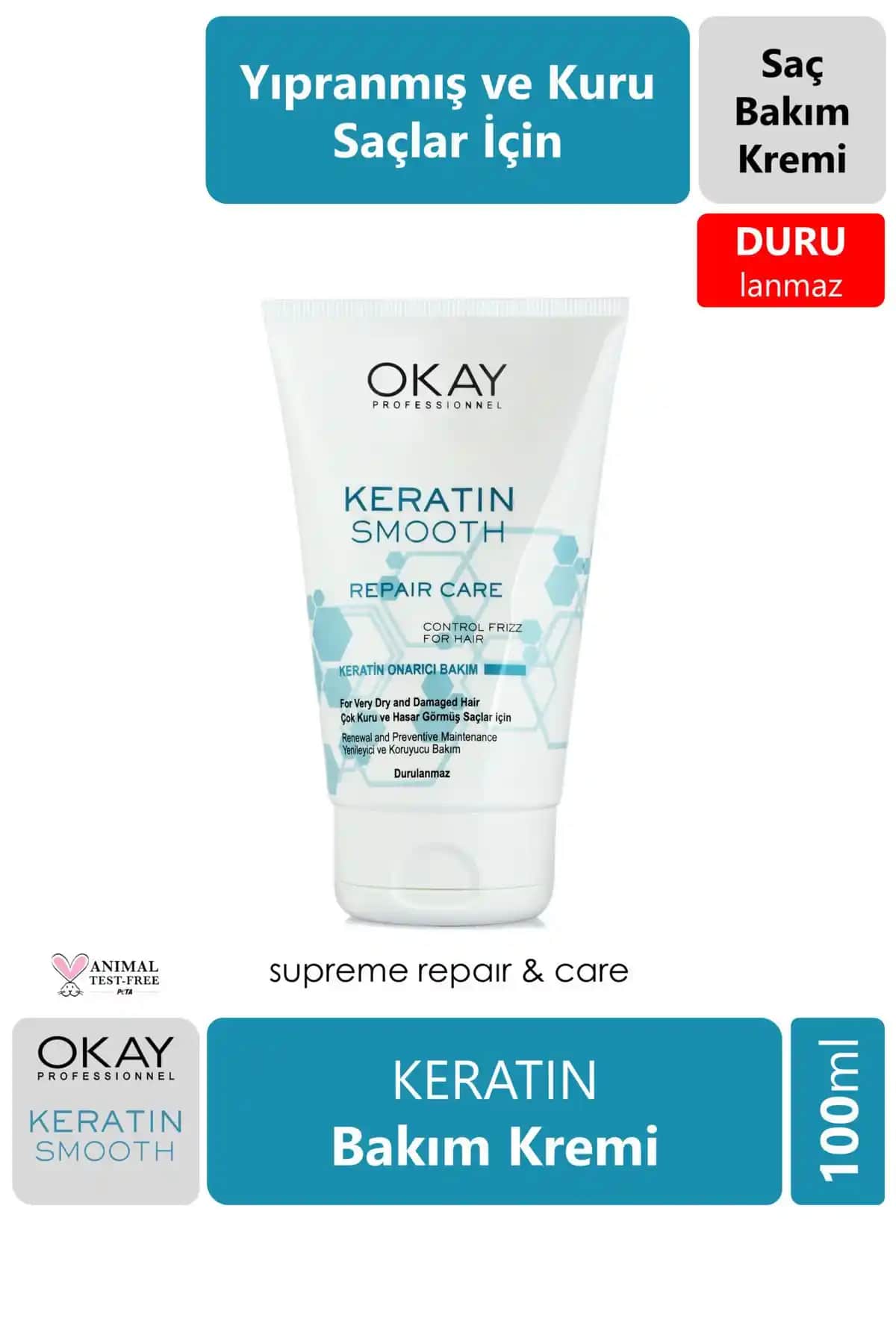 OKAYPROFESSIONNEL Keratin Smooth Onarıcı Saç Bakım Kremi İncelemesi ve Kullanım Rehberi