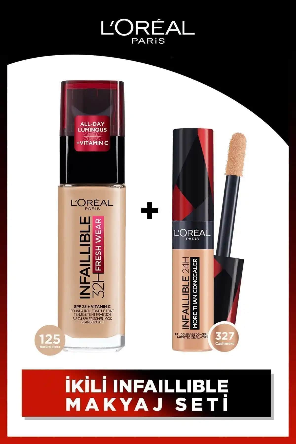 L'Oreal Paris Infaillible 32h Fresh Wear C Vitaminli Fondöten Karşılaştırması ve Özellikleri