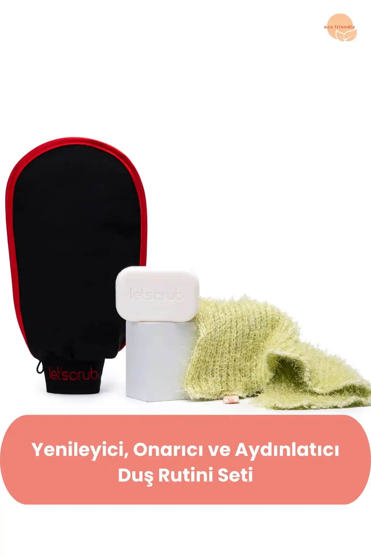 LET'SCRUB Duş Rutini Seti: Doğal İçeriklerle Yenileyici ve Arındırıcı Cilt Bakımı