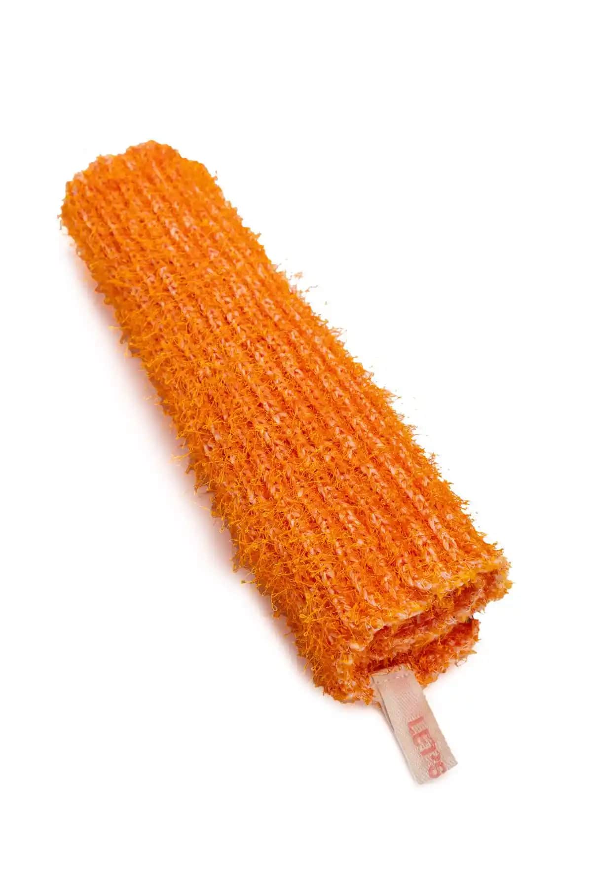 LET'SCRUB Süper Esnek Turuncu Banyo Lifi: Hijyen ve Konfor Sunan Dayanıklı Ürün