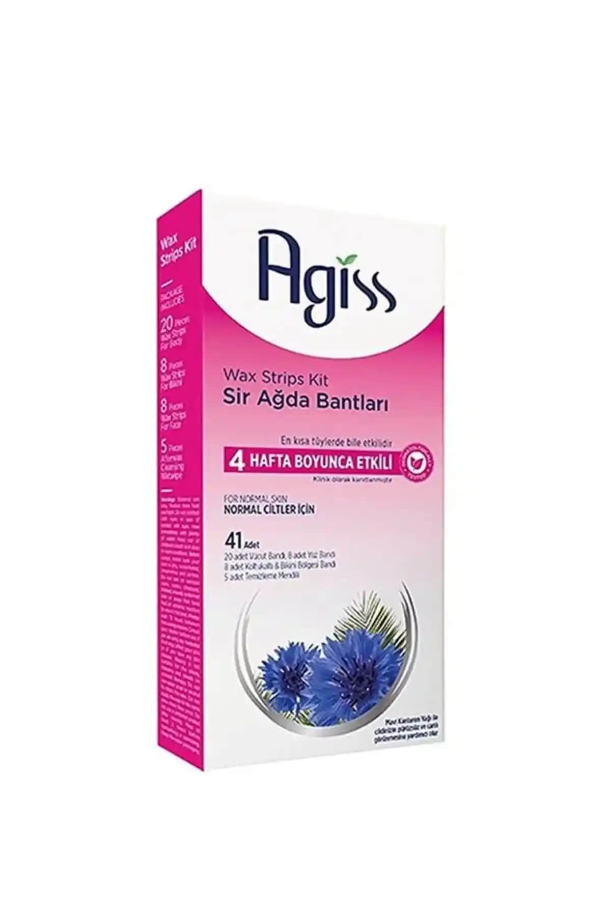 AGISS Sir Ağda Bandı 41'li Normal Cilt için Etkili ve Pratik Tüy Dökücü Çözüm