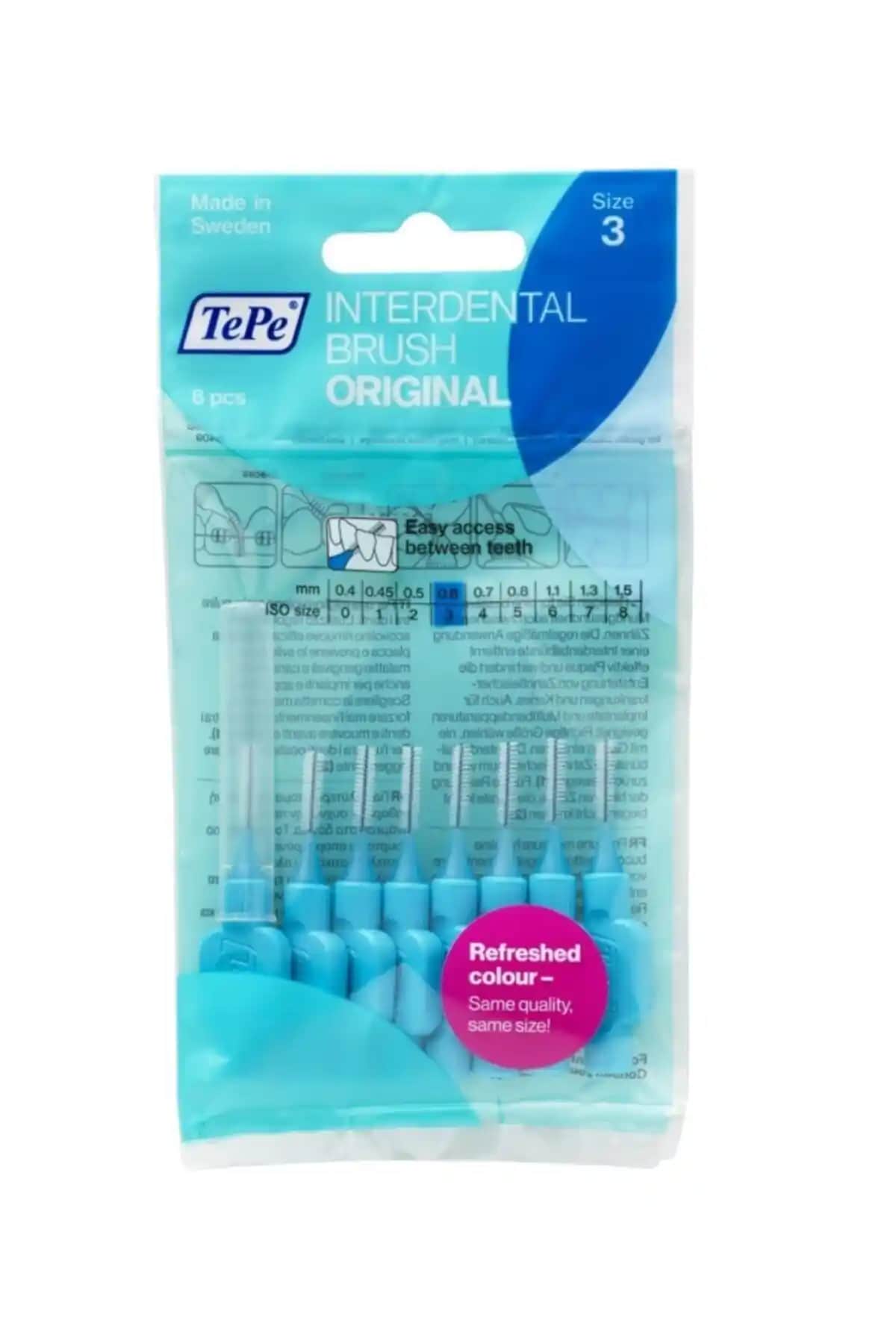 TePe Interdental Fırça Karşılaştırması: Mavi 0.6 Mm ve Extra X Soft 8 Li Ürünleri